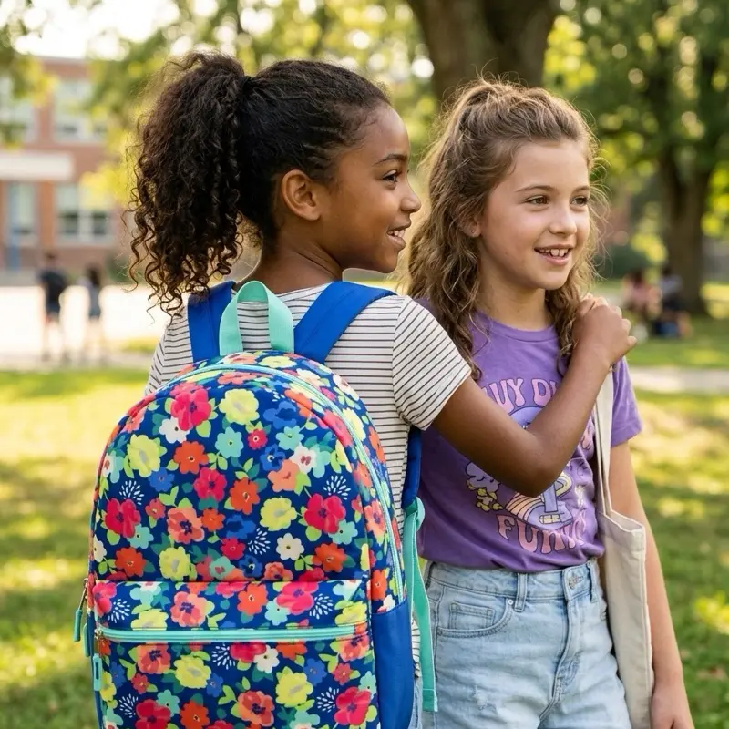 Backpack, Water-Resistant 20L Travel Backpack for Students with Multiple Compartments
