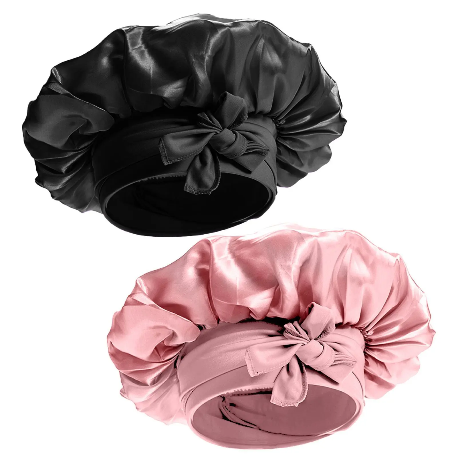 pink&black bonnet