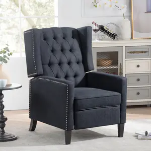 27.16 Inch Wide Wingback Recliner Chair with Manual Operation for Ultimate Comfort and Stylish Living Room Decor
