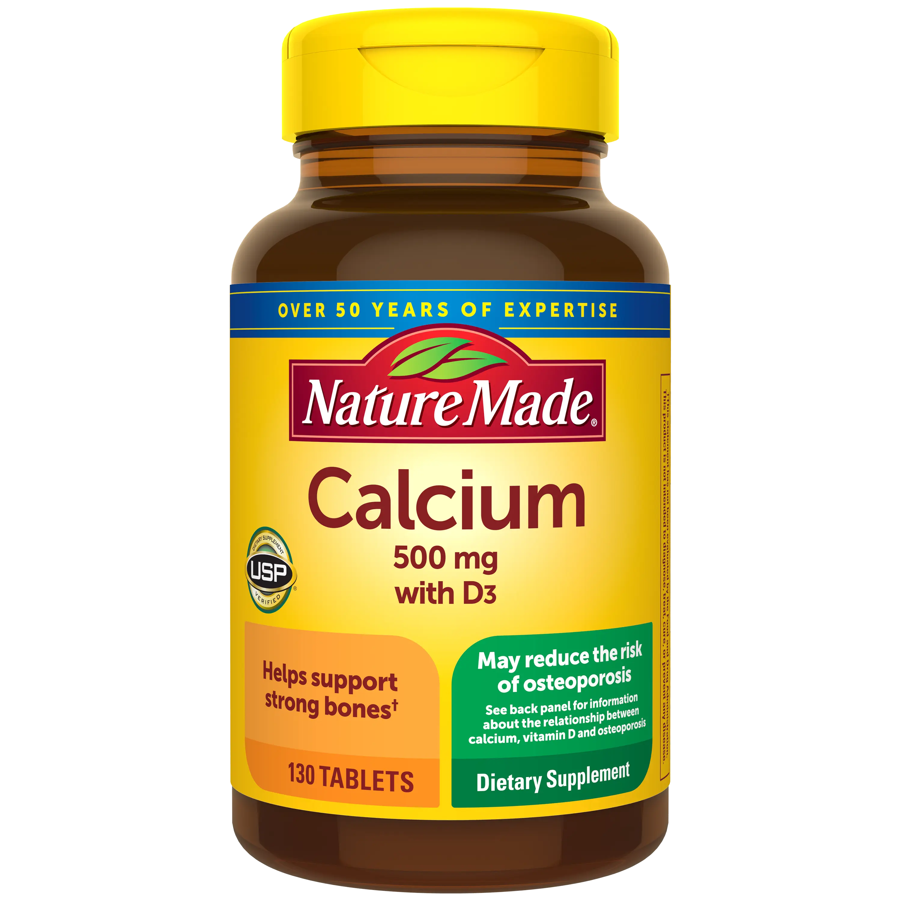 Nature Made Calcium 500 mg with Vitamin D3 Dietary Supplements, Mineral-Vitamin Support Tablets Nature Made Calcium 500 mg with Vitamin D3 Dietary Supplements, Mineral-Vitamin Support Tablets