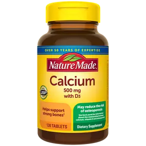 Nature Made Calcium 500 mg with Vitamin D3 Dietary Supplements, Mineral-Vitamin Support Tablets Nature Made Calcium 500 mg with Vitamin D3 Dietary Supplements, Mineral-Vitamin Support Tablets