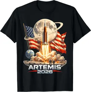 Artemis II Launch to The Moon 2026 T-Shirt