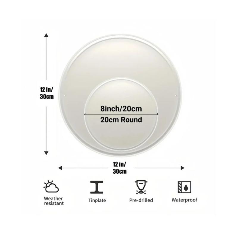 Vintage Book Coffee Life Magic Aluminum Wall Art Sign Round 7.87x7.87 Inch 2D Flat Single Piece with Pre-Drilled Holes for Home Decor