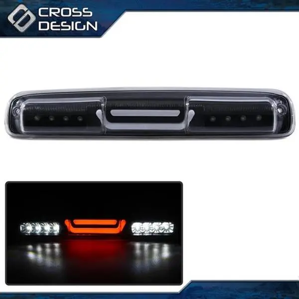 CROSSDESIGN 3D LED Tail Brake & Cargo Light - Polycarbonate Custom Lens, Bright LEDs - Truck Rear & Tailgate LED Lights Fit for 99-07 Silverado/Sierra 1500,2500,3500, Led Lights For Truck, Rear Lights