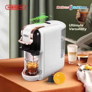 Multiple Capsule Coffee Machine, Hot/Cold Dolce Gusto Milk Nespresso Capsule ESE Pod Ground Coffee Cafeteria 20Bar 5 in 1