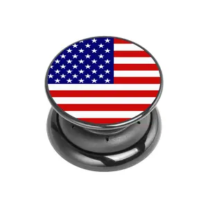 FAB POPS® Magnetic Phone Grip & Stand with Built-In Magnets (American Flag)