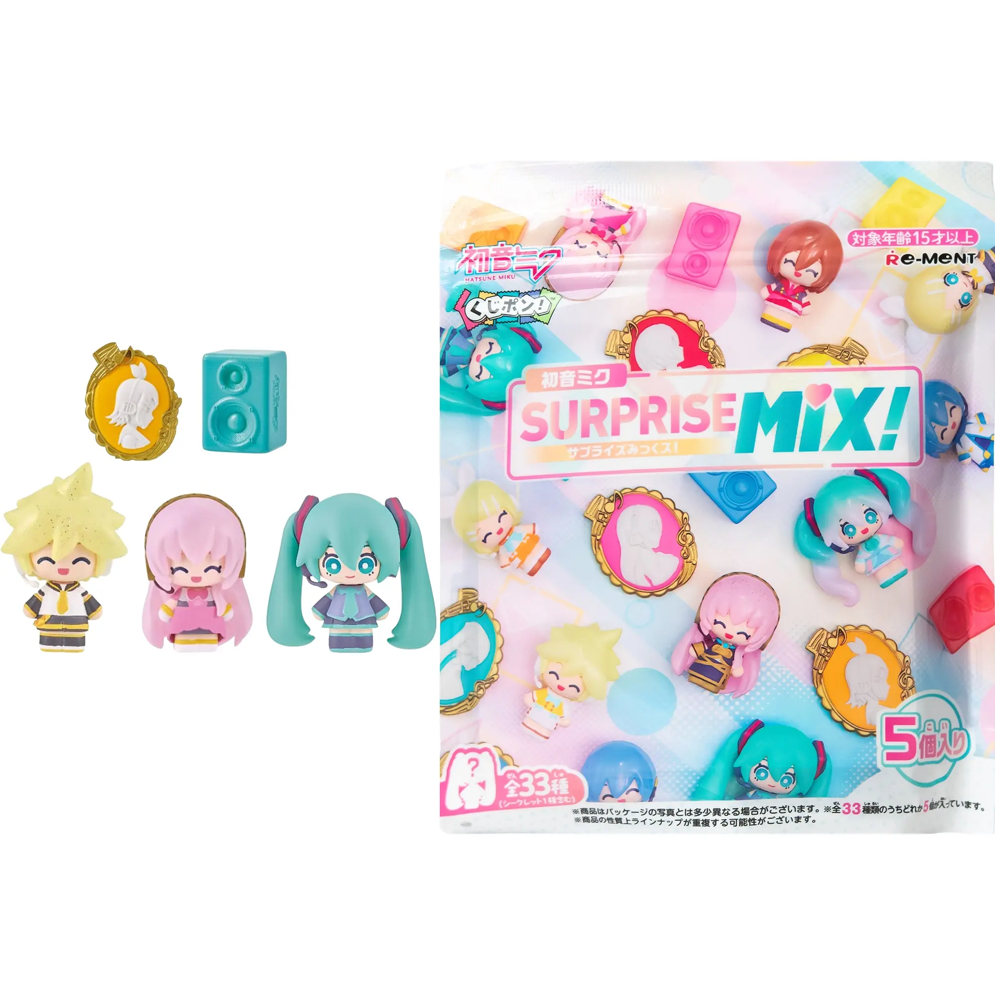 RE-MENT Hatsune Miku Blind Box Mini Figures (Kujipon! Hatsune Miku Surprise Mix)