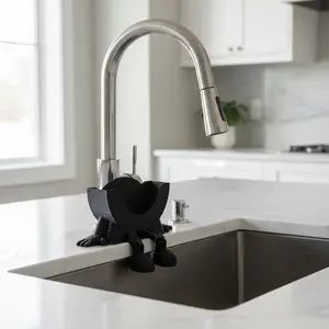 Funny Dish Sponge Holder with Drainage for Kitchen Organization