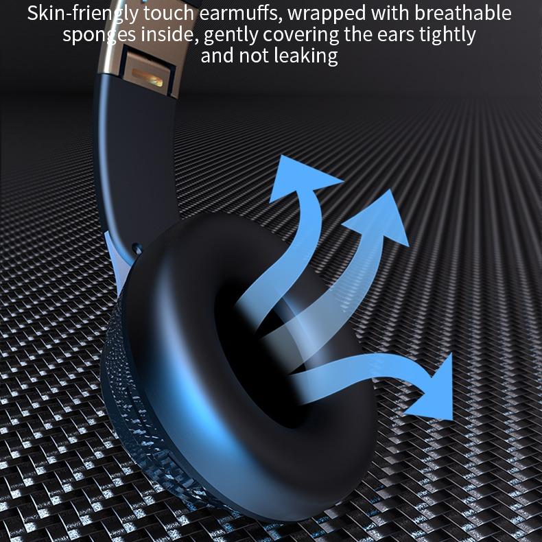 YANUQIA Wireless Headphones,Bluetooth Connection,Long Battery Life of 32 hours,Suitable for Sports,Games,Outdoor,Travel must,Music lovers,Suitable  for Phones and Android, Computers,Laptops and Other Smart Bluetooth Devices, Gift Recommendations