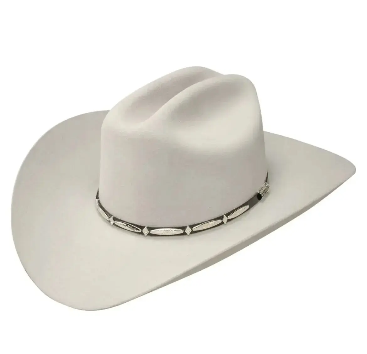Stetson 6X With New Custom Silver Concho Band