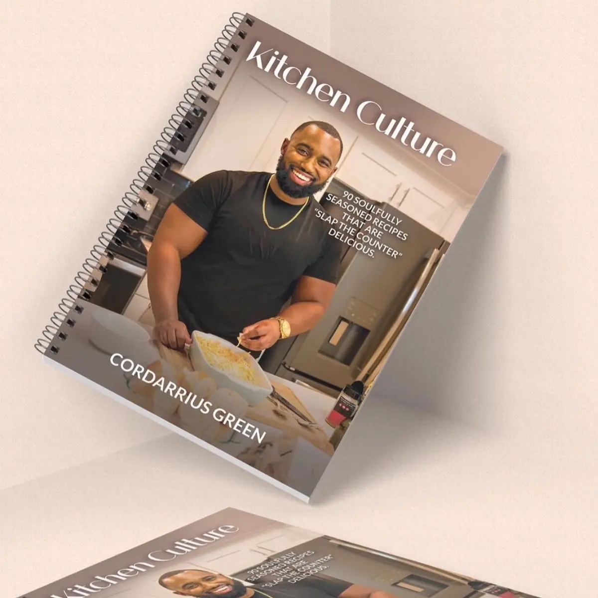 Kitchen Culture Spiral-Bound Hardcover Cookbook Collector's Edition - Food Recipes for Family, Dinner, Grandma & Auntie