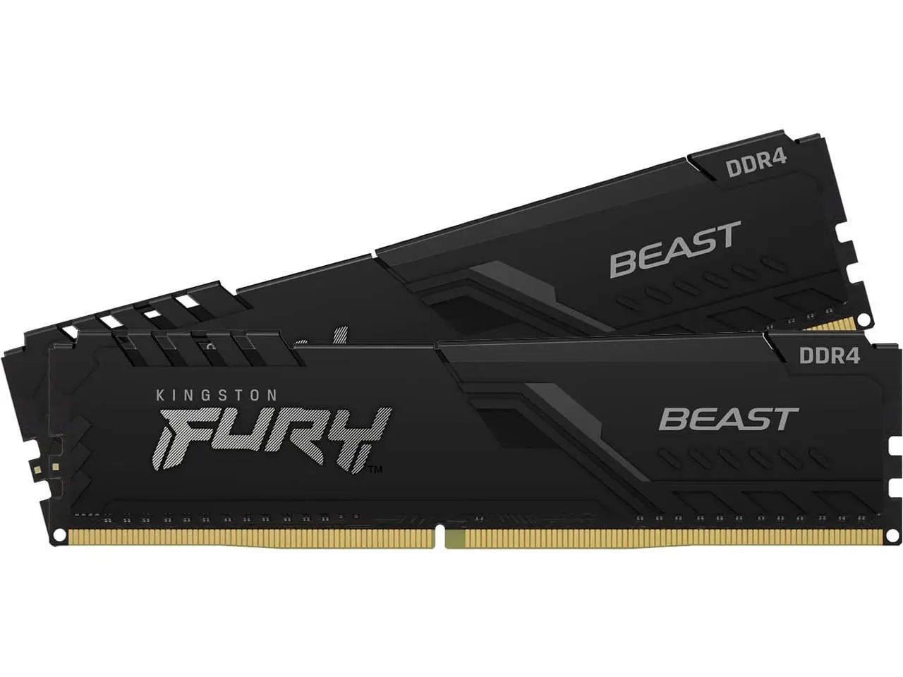 Kingston FURY Beast 16GB (2 x 8GB) 288-Pin PC RAM DDR4 3200 (PC4 25600) Memory (Desktop Memory) Model KF432C16BBK2/16