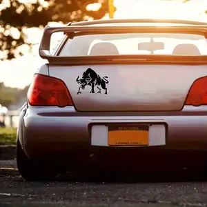 1PC Dominant Bull Creative Car Sticker for Car Body, Motorcycle Decoration, Notebook, etc., Create Powerful Eye-Catching Items, A Must for Personalized Car Owners & Power Style Enthusiasts, Help Your Car Show Unique Bull Taste5