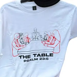 “The Table” Psalm 23 inspired Unisex Heavy Cotton Crewneck Short-sleeve T-shirt