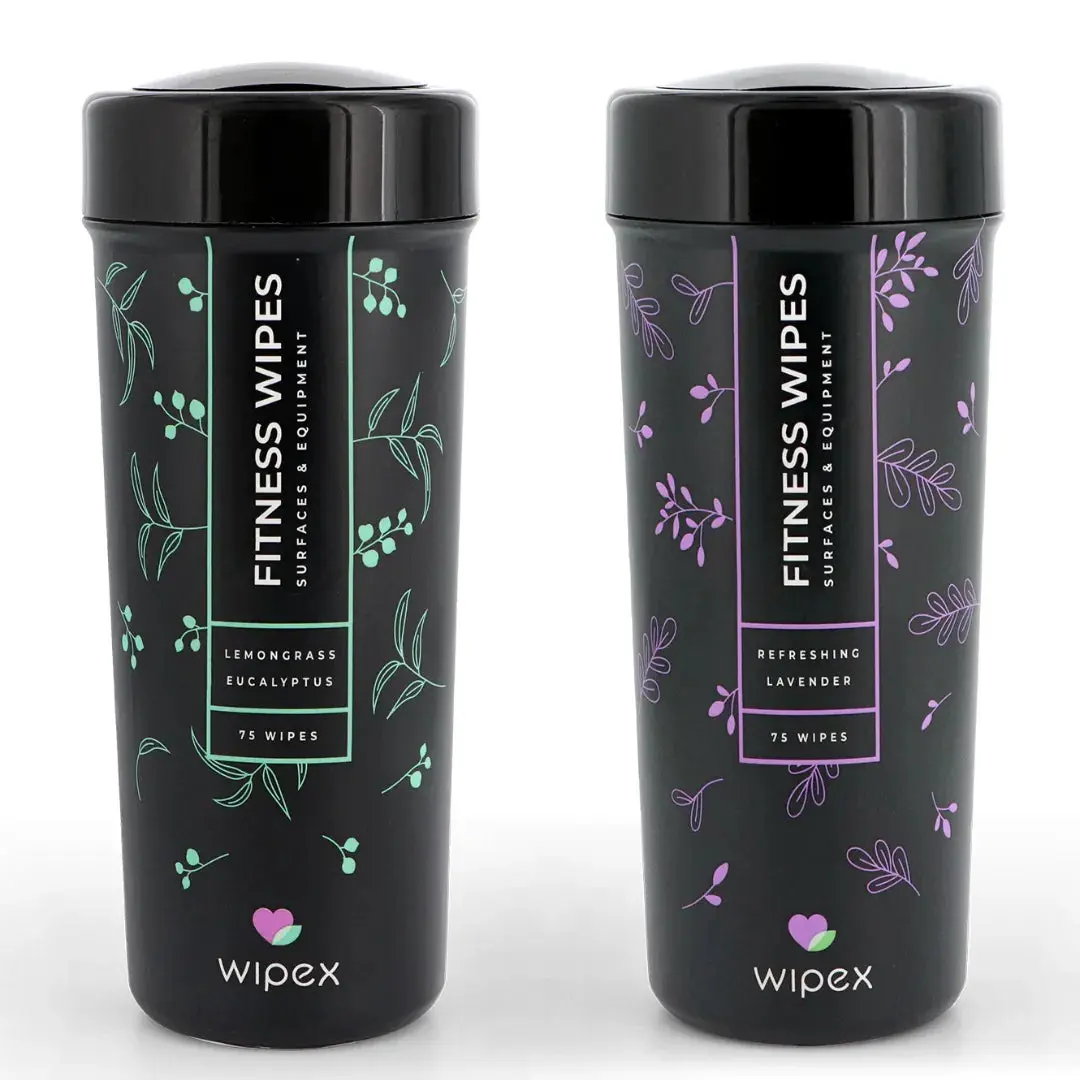 Natural Fitness Equipment Wipes – Safe on Skin, Essential Oil Formula
