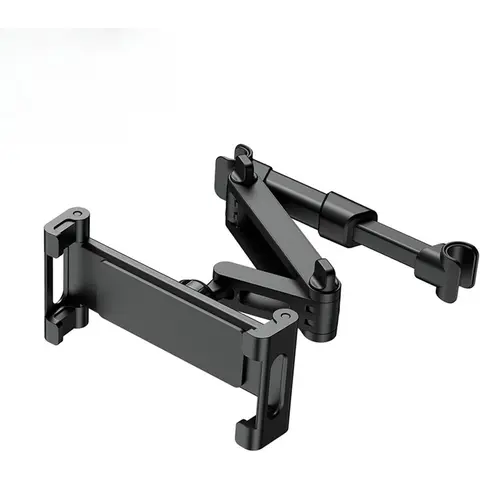 Car Tablet Holder Headrest Mount for iPad Phone 5.3 to 12.9 Inch 360 Rotation Adjustable Backseat Holder Black 1 Pack, Ipad Iphone Holder, Phone Holder For Car