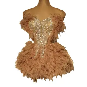 Sweetheart Stage Outfits for Performers, 2-Piece Party Dress Set with Flared Skirt for Concerts & Celebrations