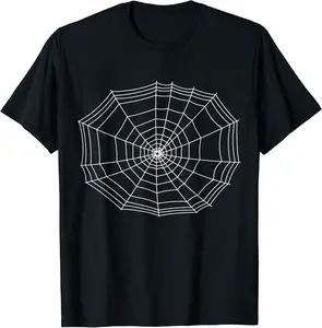 Spider Web, Lazy Halloween Costume Spooky Creepy Night T-Shirt - Jessicajon Shop 53B0BB68ZTVB