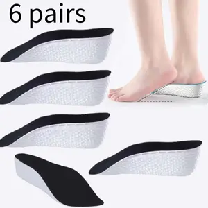 6 Pairs 3.5m Reusable Boosting Pads, Arch Support Pads, Orthopedic Insoles, Soft and Breathable,Relieve Fatigue,Relieve Foot High Pads, High-quality Materials, Comfortable for Feet, Suitable for Most Shoes