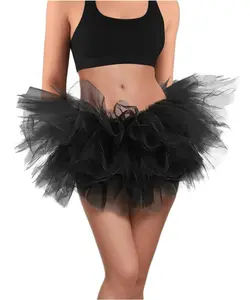 2026 New Arrival: Women's Adult Ballet Tutu Skirt — 5-Layer Mesh Design (Ideal for Halloween & Ballet Performances). Stylish and Eye-Catching; Also Suitable for Girls and Teenagers.