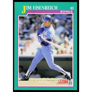 Jim Eisenreich 1991 Score #154 Kansas City Royals
