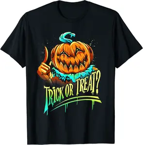 Orange Fratze Pumpkin Jack O'Lantern T-Shirt - Latellestcha Shop 64B0CC6FL755