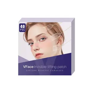 Ainube Invisible Face Lift Tape Kit 40PCS Instant Firming Lifting Strips Anti-Aging Skin Tightening Beauty Tool for Women Girls Makeup Skincare Use Daily Facial Enhancer - Cosmetic