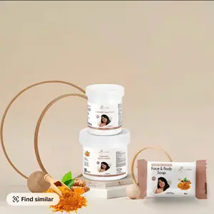 Turmeric Set Skin Repair Body Care - 20x Skin Care Products in Resealable Containers for Comfort and Cosmetics Use Daily Moisturizing Restore Sensitive Radiant Soothing Rubenianturmeric Miniset