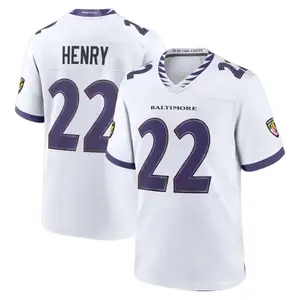 Unisex Football Baltimore Ravens Team Derrick Henry 22 Game Jersey - Purple