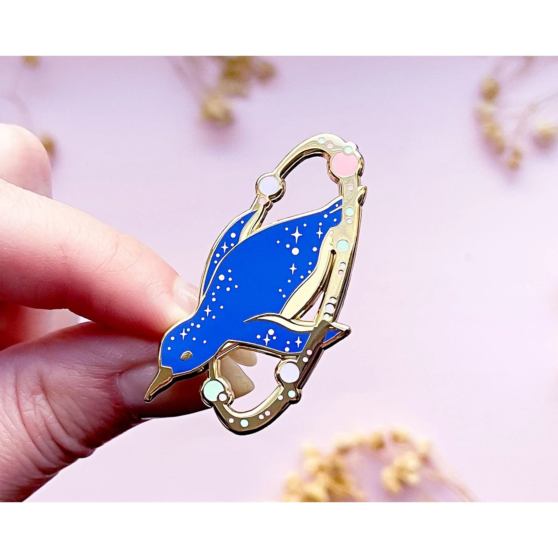 Cosmic Penguin Enamel Pin