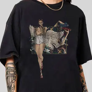 Anime One Piece Robin  Shirt, Anime Sweatshirt, Graphic Anime Tee, Anime Lovers Shirt, Anime Tees, One Piece Tee, Gift For Fan Cotton Man