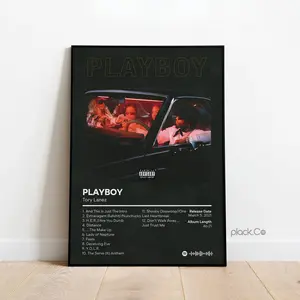 Tory Lanez - Playboy - Custom Album Print - Hip Hop Wall Art - Personalized Album Cover - Tory Lanez Print - Custom Album Poster - Gift Idea POSTER