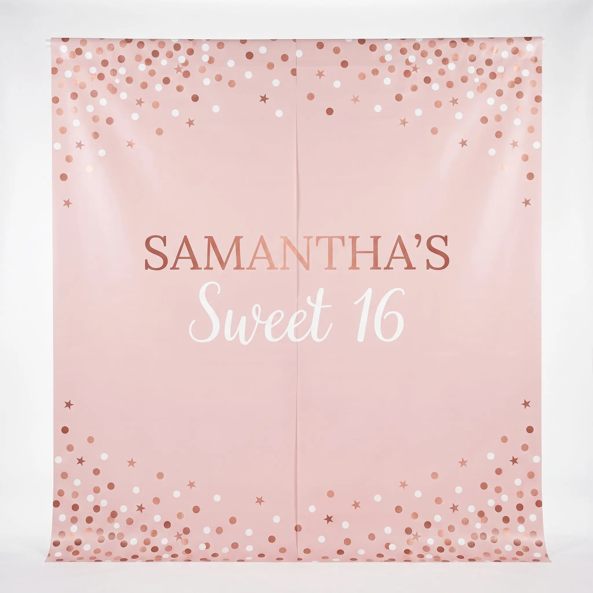 Sweet Sixteen Customizable Scene Setter Backdrop Kit