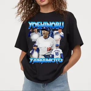 Yoshinobu Yamamoto Bootleg Baseball T-shirt, Vintage Baseball Tee, Gift For Fan
