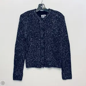 Sweater Cardigan By Future Collective In Silver, Size: Xs