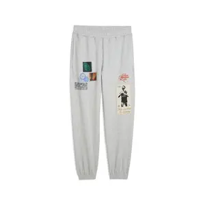 PUMA Mens Hooptopia Graphic Sweatpants Casual - Grey