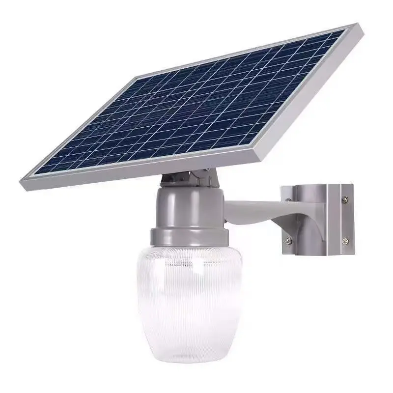 Solar lights, outdoor lights IP65 waterproof, solar wall light, solar pole light, Dusk-To-Dawn, remote control, white light, wall mounted or pole mounted, Solar Garden Lights, Garden Light Decor