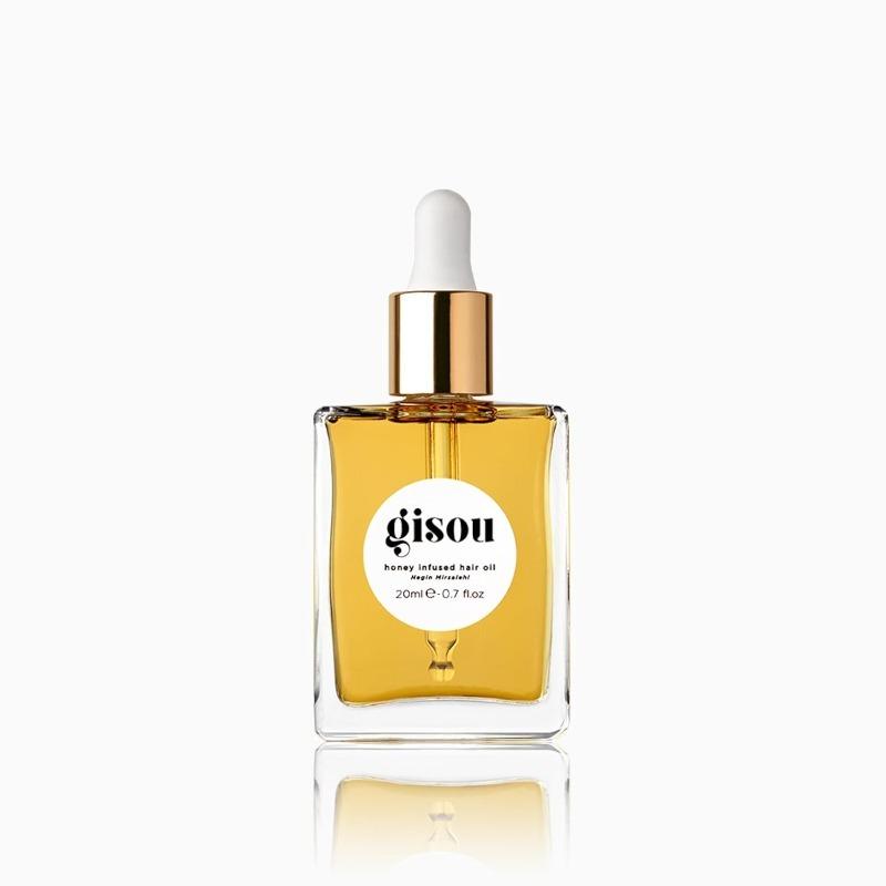 Gisou Honey Infused Hair Oil - Hydrating & Frizz Control Treatment with Mirsalehi Honey, Adds Shine & Heat Protectant for All Hair Types, 1.7 Fl Oz