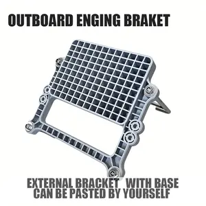 Outboard Engine Bracket for Inflatable Boats: PA (Polyamide) Material, Multi-Hole Design, Suitable for Various Motor Sizes