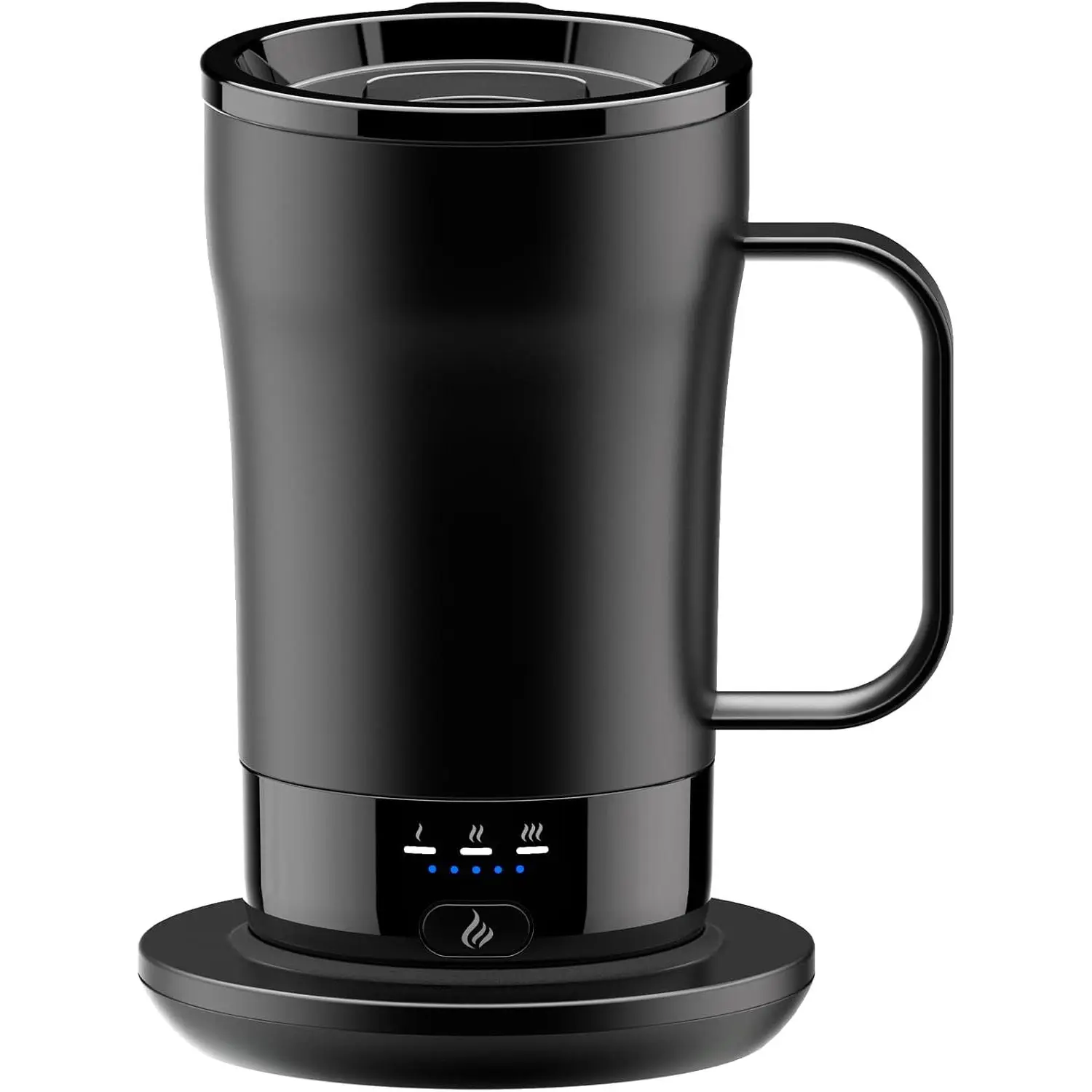 Self-heating Coffee Cup, 14 oz Rechargeable Heated Coffee Cup - Temperature Control Cup Keeps Drinks Hot, Smart Cup Great Gift for Women and Slow Drinkers