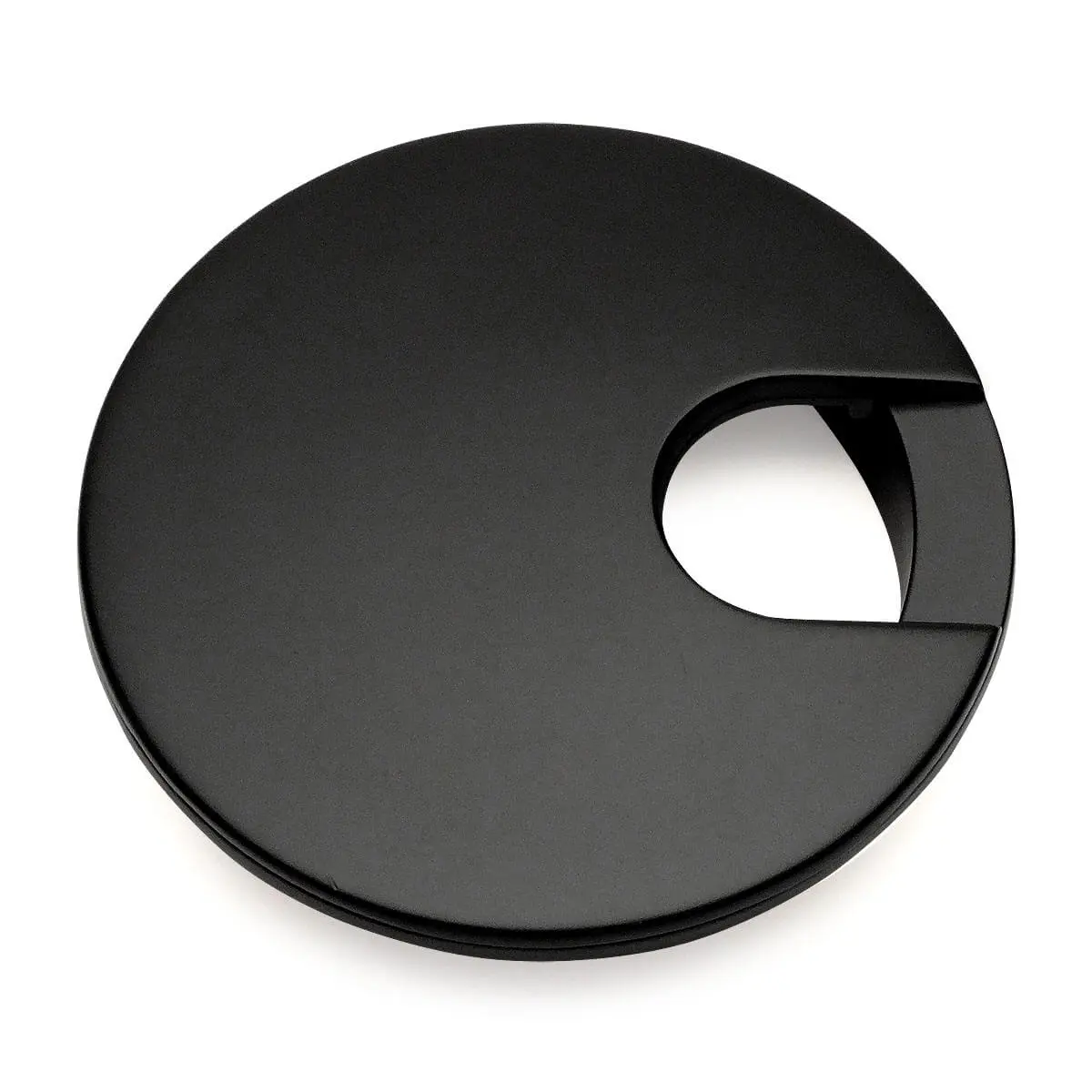 Cosmas 50203FB Flat Black Metal Desk Grommet