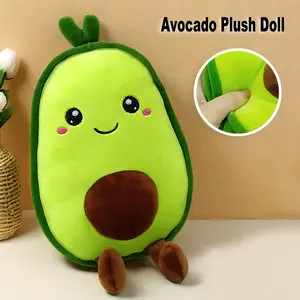 Avocado Plush Toy, 33.5cm/13.19 Inches Crystal-Soft Fabric, Cute Home DecorHoliday Birthday Gift, Easter Gifts For Youngsters, Fidget Toys, St Patricks Day, Stuffed Animals Best Easter Gift