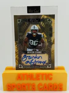 2023 Wild Card 5 Card Draw - Brenton Strange #5CDV-9 1/1 Autographed