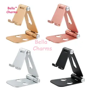 Adjustable Foldable Aluminum Phone and Tablet Stand – Universal Desk Holder, Durable and Stylish, for Office, Home, Travel