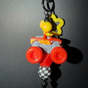 Monster Jam Mini El Toro Loco Fun Keychain - Keychain Accessories for Purse or Bag Charm, Fun Keychains