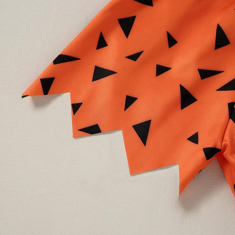 Original Halloween Primitive Baby Costume |   Bam Bam & Pebbles Style Baby Unisex Wildman Cosplay Costume 12M-4T