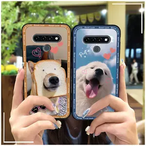 Phone Pouch Graffiti Phone Case For LG K71 Durable Shockproof Anti-knock Back Cover Full wrap Cartoon Mobile Case Protective Cell Phone Sleeve Dirt-resistant Anti-dust Soft case