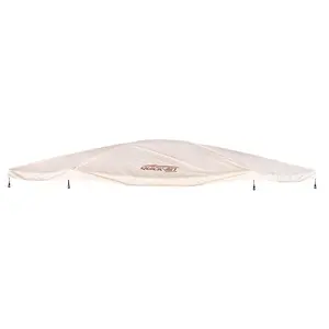 CLAM Quick-Set Escape/Sky Screened Canopy Tent Rain Fly Tarp, Cover Only, Tan
