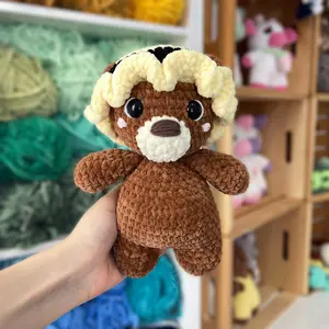 Handmade Crochet Bumble Bee Bear Plushie
