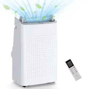 14,000BTU ASHRAE Portable Air Conditioner, 3-In-1 Quiet AC Unit with Sleep Modes and Timer, Cools Rooms up to 750 Sq.Ft